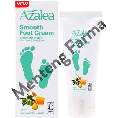 Azalea Smooth Foot Cream 35 Gr - Perawatan Kulit Kaki Kering dan Kasar