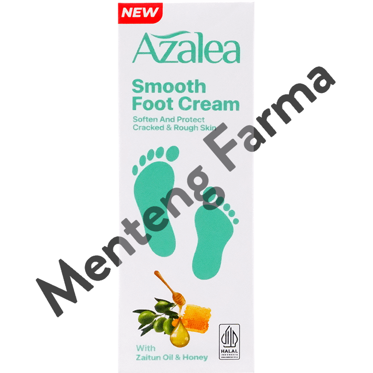 Azalea Smooth Foot Cream 35 Gr - Perawatan Kulit Kaki Kering dan Kasar