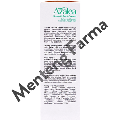 Azalea Smooth Foot Cream 35 Gr - Perawatan Kulit Kaki Kering dan Kasar