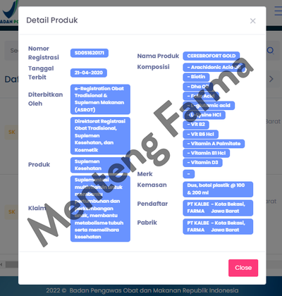 Cerebrofort Gold Rasa Jeruk 100 mL - Multivitamin Perkembangan dan Pertumbuhan Anak - Menteng Farma