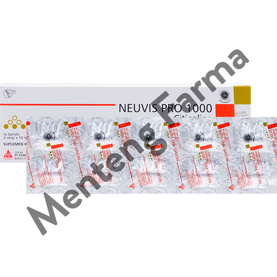 Neuvis Pro 1000 Strip 10 Tablet - Menangani Penurunan Kognitif Usia Lanjut - Menteng Farma