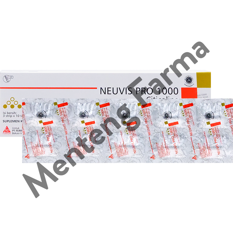 Neuvis Pro 1000 Strip 10 Tablet - Menangani Penurunan Kognitif Usia Lanjut - Menteng Farma