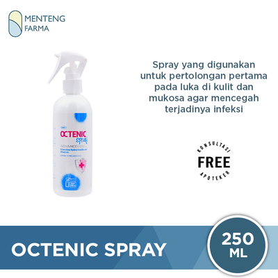 Octenic Spray 250 mL- Semprotan Antiseptik Luka - Menteng Farma