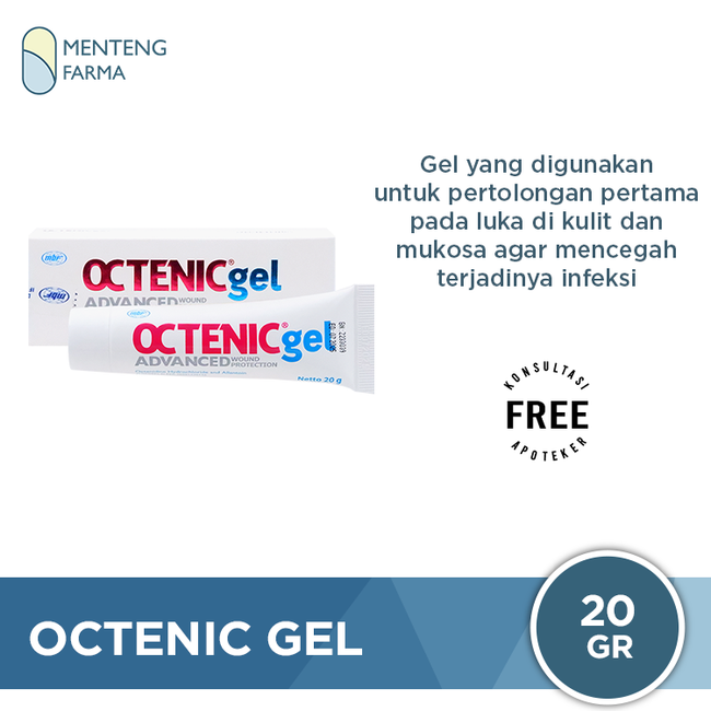 Octenic Gel 20 Gr - Gel Antiseptik Untuk Luka - Menteng Farma