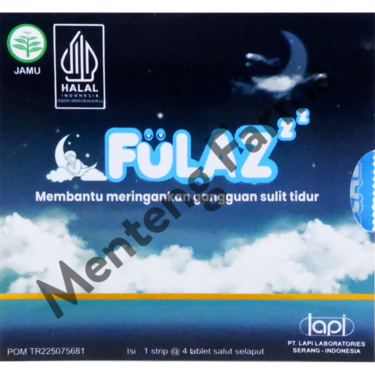 Fulaz 4 Tablet - Meringankan Gangguan Sulit Tidur - Menteng Farma