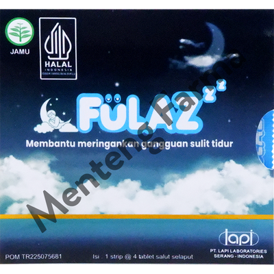 Fulaz 4 Tablet - Meringankan Gangguan Sulit Tidur - Menteng Farma