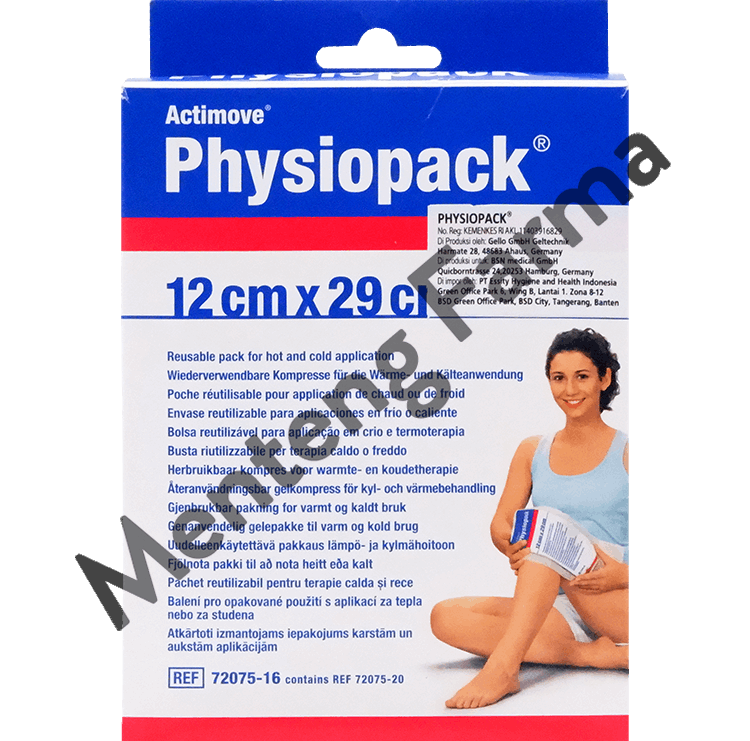 Actimove Physiopack 12 CM x 29 CM - Reusable Gel Terapi Panas atau Dingin