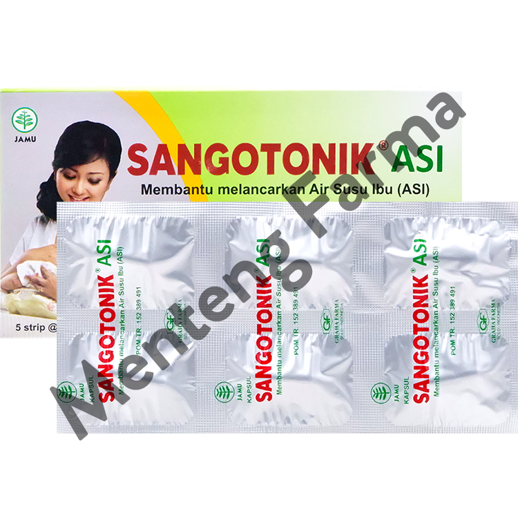 Sangotonik ASI 6 Kapsul - Membantu Melancarkan ASI - Menteng Farma