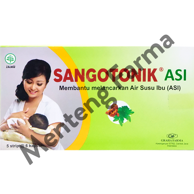 Sangotonik ASI 6 Kapsul - Membantu Melancarkan ASI - Menteng Farma