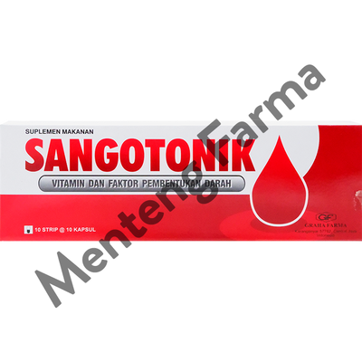 Sangotonik 10 Kapsul - Suplemen Penambah Darah - Menteng Farma