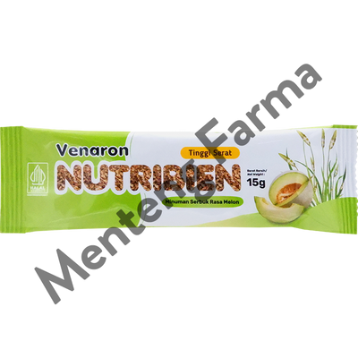 Venaron Nutribien Rasa Melon 1 Sachet - Minuman Serbuk Tinggi Serat - Menteng Farma