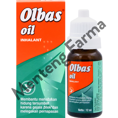 Olbas Oil Inhalant 12 mL - Minyak Aromaterapi Pereda Pilek - Menteng Farma