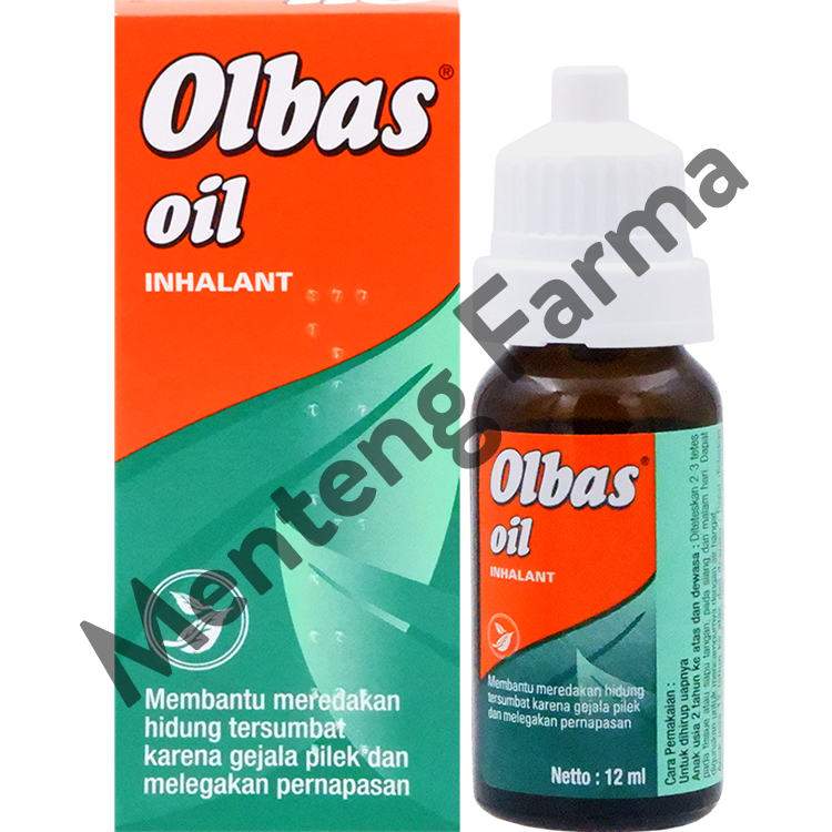 Olbas Oil Inhalant 12 mL - Minyak Aromaterapi Pereda Pilek - Menteng Farma