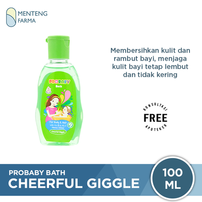 Probaby Bath Cheerful Giggle 100 mL - Sabun dan Shampoo Bayi - Menteng Farma