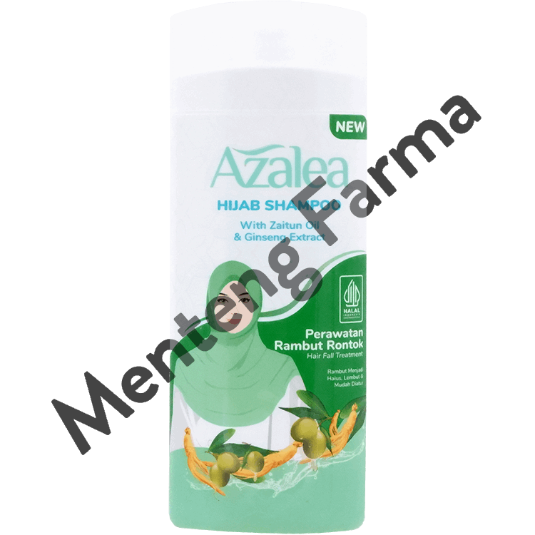 Azalea Hijab Shampoo With Zaitun Oil And Ginseng Extract 170 ML - Perawatan Rambut Rontok