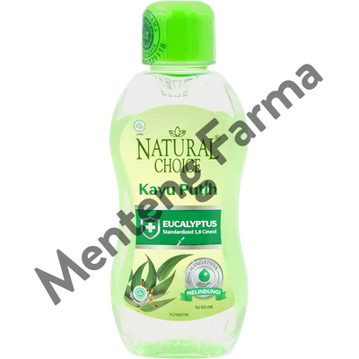 Natural Choice Kayu Putih Eucalyptus 60 mL - Meredakan Masuk Angin & Menghangatkan Tubuh - Menteng Farma