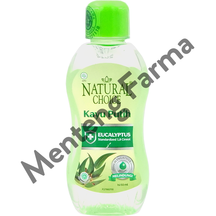 Natural Choice Kayu Putih Eucalyptus 60 mL - Meredakan Masuk Angin & Menghangatkan Tubuh - Menteng Farma