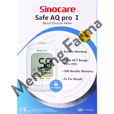 Sinocare Safe AQ Pro I Alat Cek Gula Darah - Menteng Farma