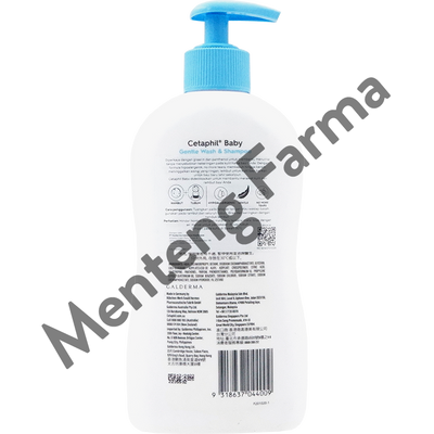 Cetaphil Baby Gentle Wash & Shampoo 400 mL - Sabun & Shampoo Perawatan Kulit Bayi - Menteng Farma