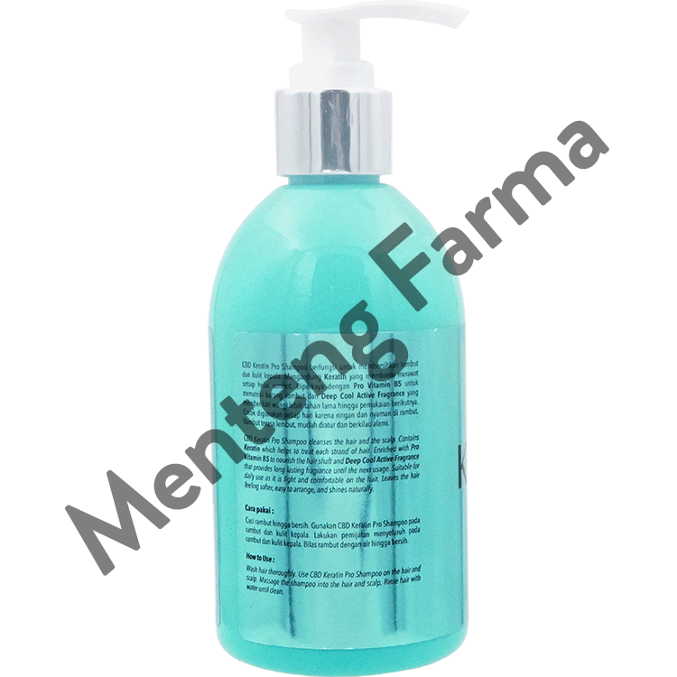 CBD Keratin Pro Daily Shampoo 250 mL - Shampoo Keratin Perawatan Rambut - Menteng Farma