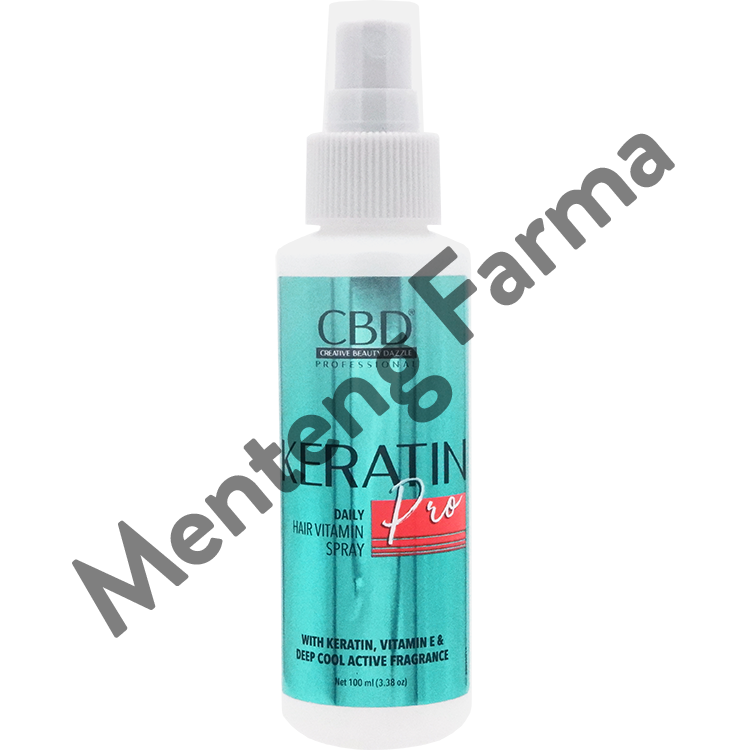 CBD Keratin Pro Daily Hair Vitamin Spray 100 mL - Keratin & Vitamin Perawatan Rambut - Menteng Farma