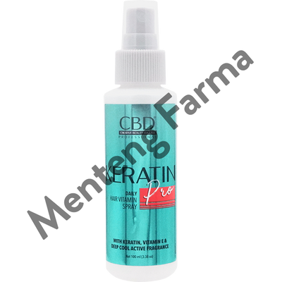 CBD Keratin Pro Daily Hair Vitamin Spray 100 mL - Keratin & Vitamin Perawatan Rambut - Menteng Farma