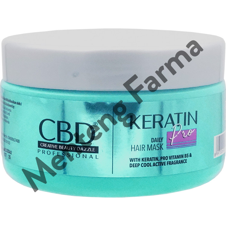 CBD Keratin Pro Daily Hair Mask 250 Gr - Masker Rambut Keratin - Menteng Farma