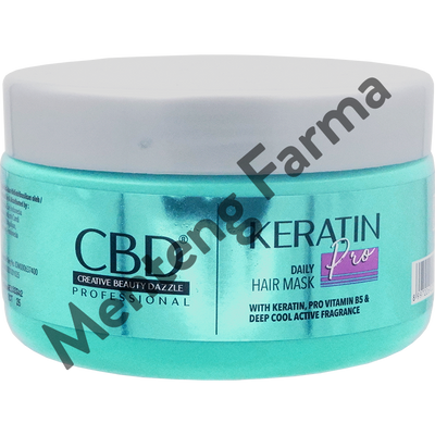 CBD Keratin Pro Daily Hair Mask 250 Gr - Masker Rambut Keratin - Menteng Farma