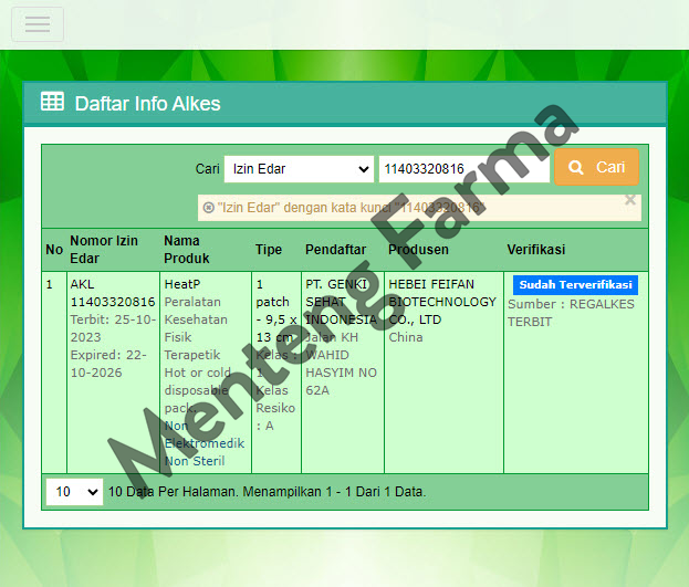 HeatP Plester Pereda Nyeri Haid - Menteng Farma