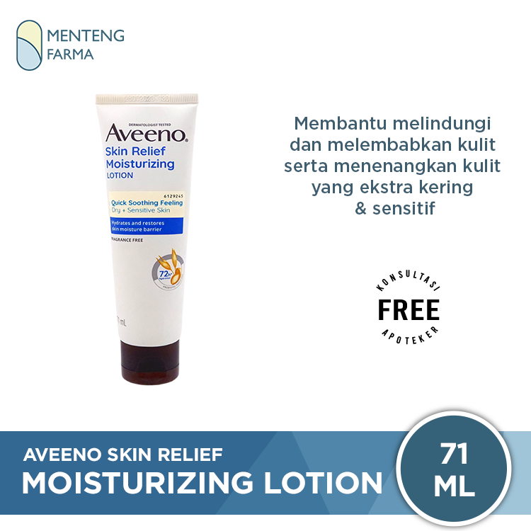 Aveeno Skin Relief Moisturizing Lotion 71 mL - Lotion Kulit Kering dan Sensitif - Menteng Farma