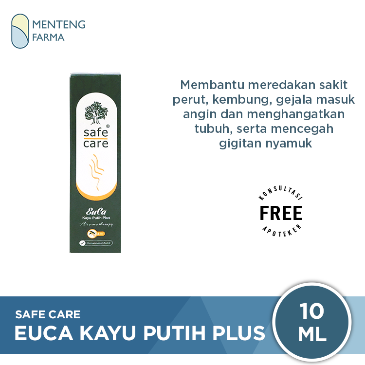 Safe Care EUCA Minyak Kayu Putih Plus Aromatherapy - Menteng Farma