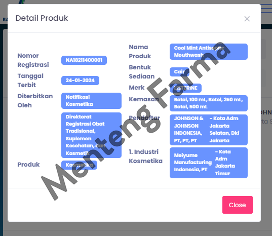 Listerine Cool Mint Mouthwash 250 mL - Menyegarkan Nafas & Melawan Kuman Penyebab Bau Mulut