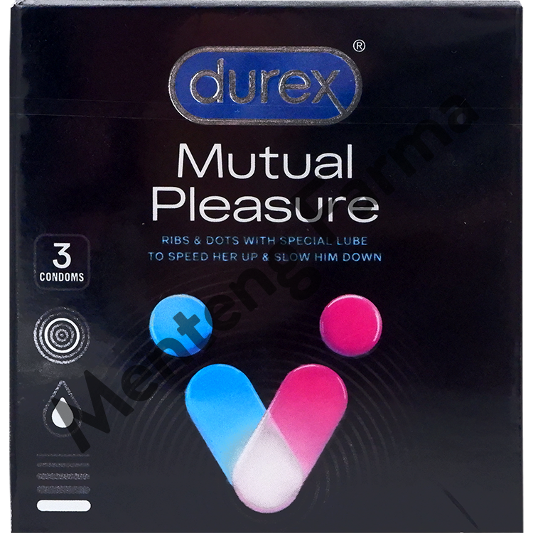 Kondom Durex Mutual Pleasure - Isi 3