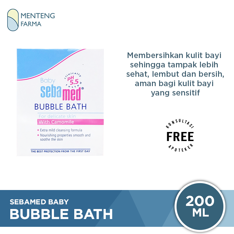 Sebamed Baby Bubble Bath 200 ML - Sabun Bayi Aman untuk Kulit Sensitif