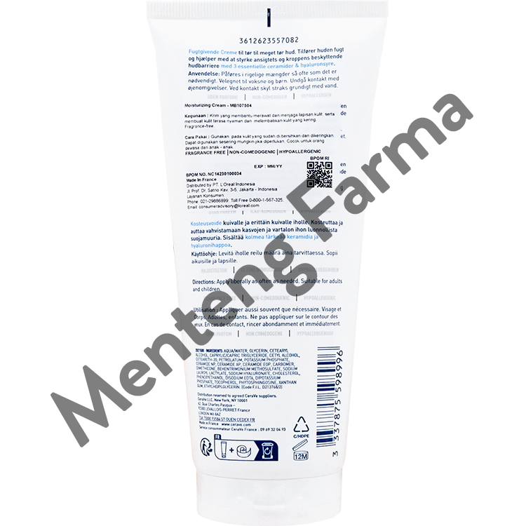 Cerave Moisturizing Cream 177 ml - Merawat Kulit yang Kering