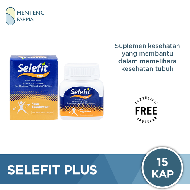 Selefit Plus 15 Kaplet - Suplemen Kesehatan Tubuh