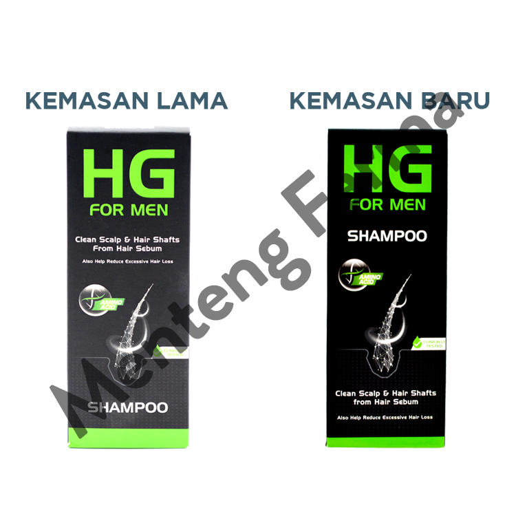 HG For Men Shampoo 180 ML - Perawatan Kulit Kepala, Menutrisi dan Mencegah Rambut Rontok