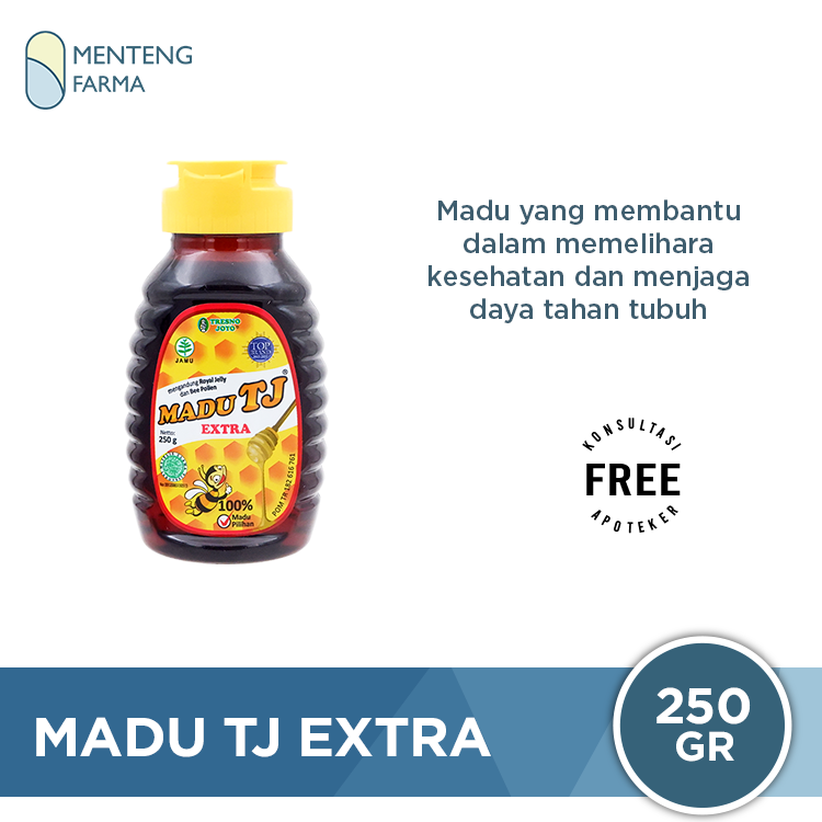 Madu TJ Extra 250 Gr - Memelihara Daya Tahan Tubuh