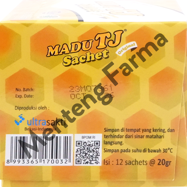 Madu TJ Original 12 Sachet - Memelihara Daya Tahan Tubuh