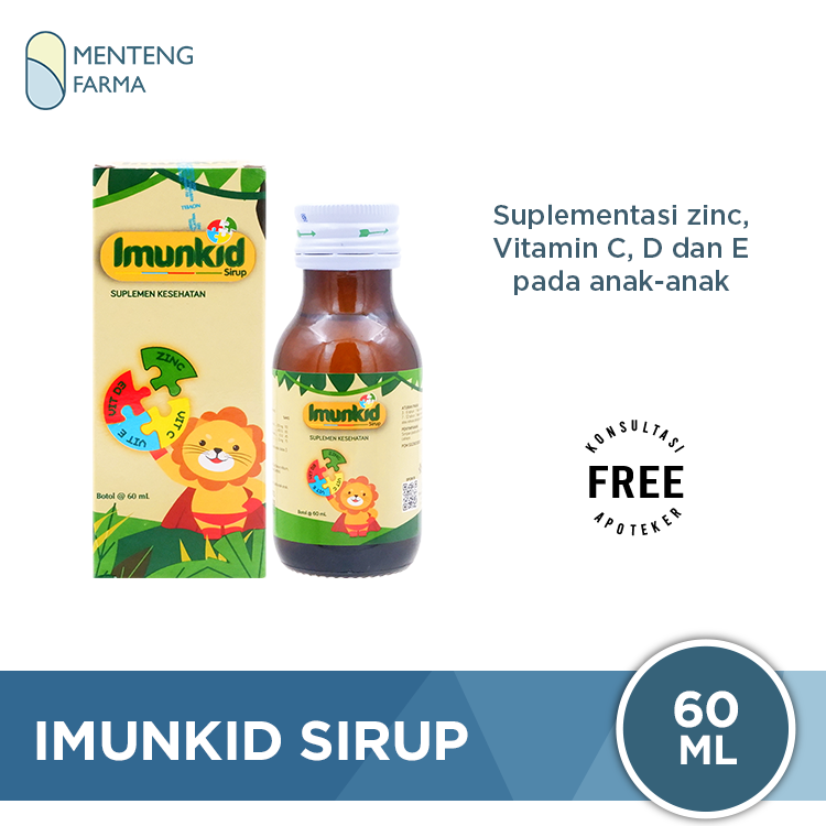 Imunkid Sirup 60 mL - Sirup Multivitamin Anak