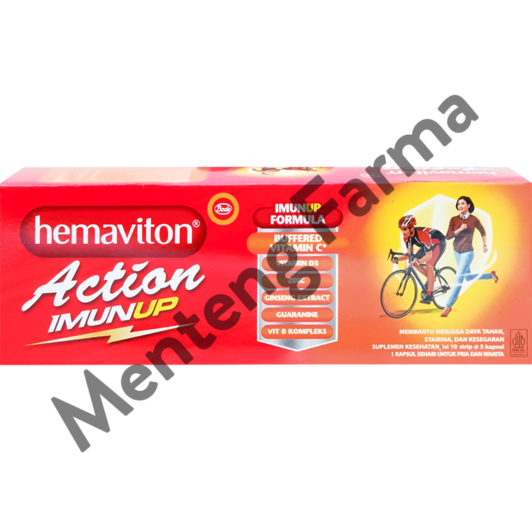 Hemaviton Action Imunup - Suplemen Penambah Stamina, Tenaga, dan Energi