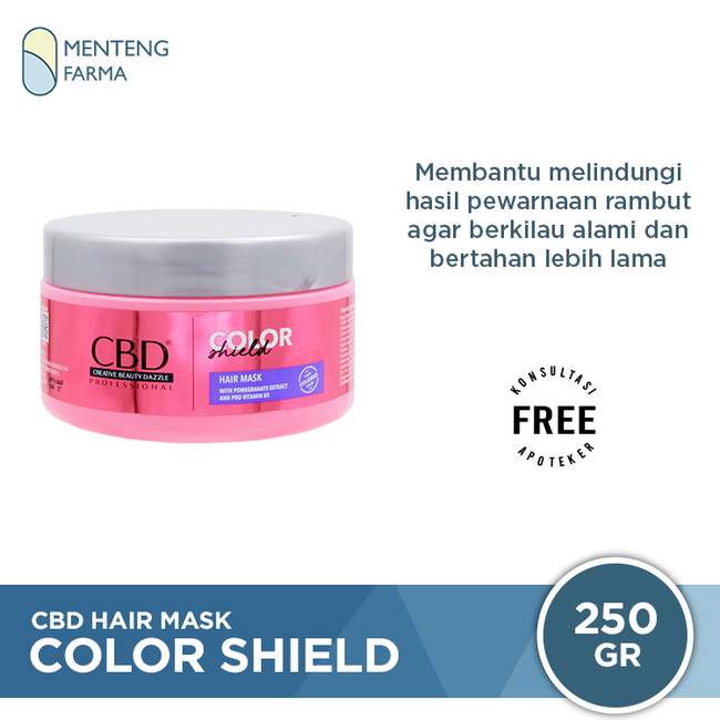 CBD Color Shield Hair Mask 250 Gr - Masker Rambut yang Diwarnai