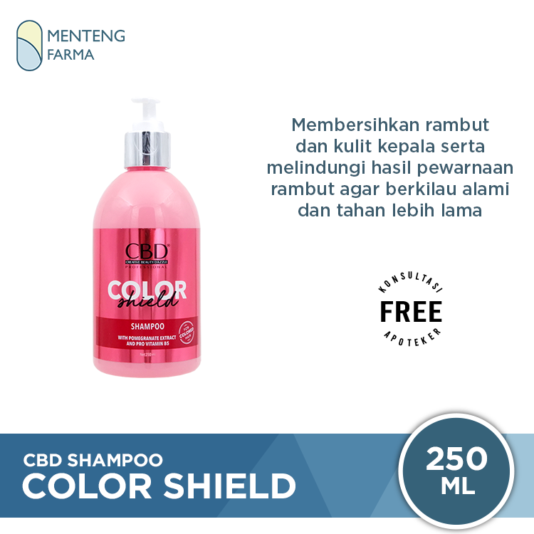 CBD Color Shield Shampoo 250 mL - Shampoo Rambut yang Diwarnai