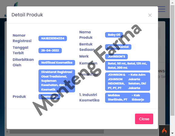 Johnson's Baby Oil 50 mL - Melembabkan Kulit & Minyak Pijat Bayi