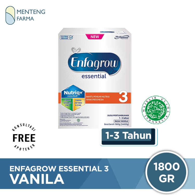 Enfagrow Essential 3 Vanila 1800 Gram