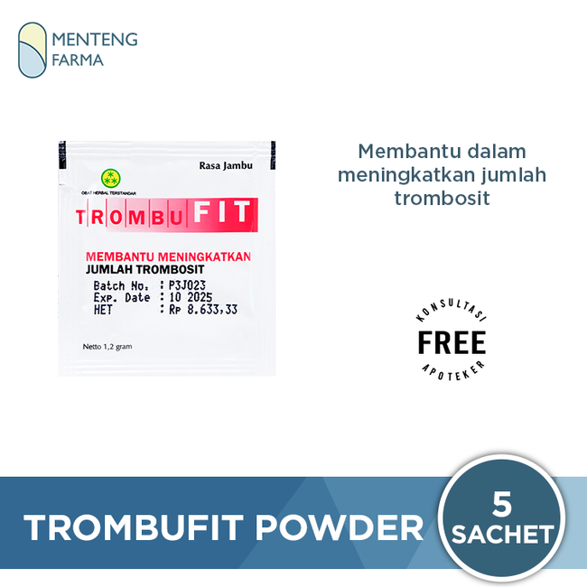 Trombufit Powder Sachet 1.2 Gr - Meningkatkan Jumlah Trombosit