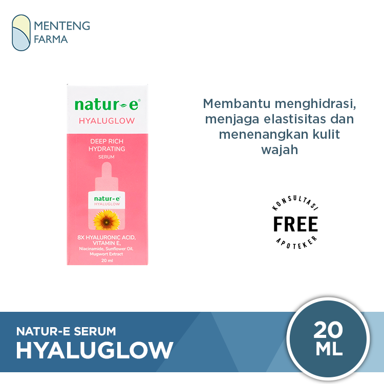 Natur-E Hyaluglow Serum 20 mL - Menghidrasi dan Menenangkan Kulit