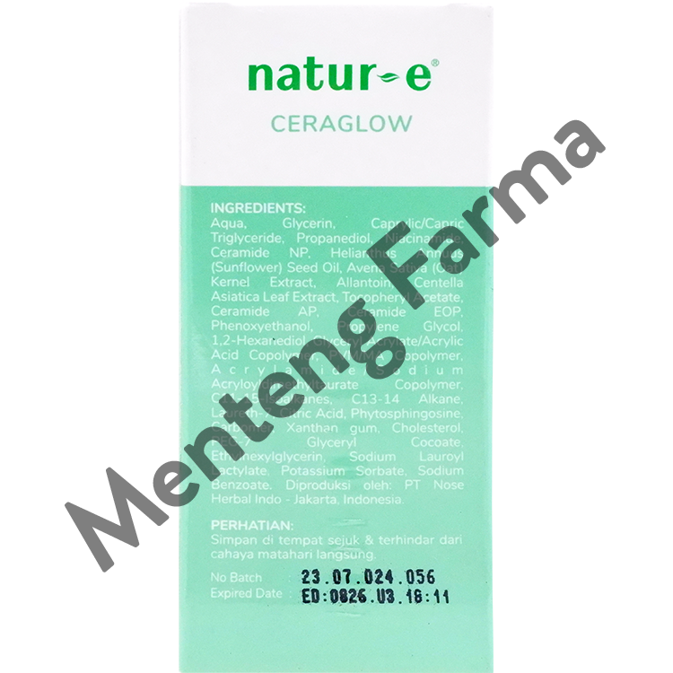 Natur-E Ceraglow Serum 20 mL - Menjaga Skin Barrier Wajah