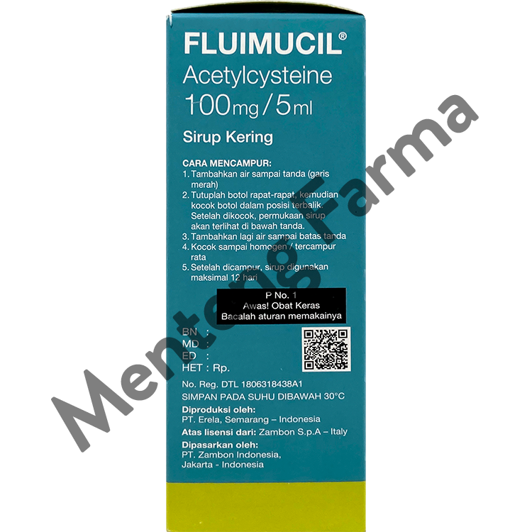 Fluimucil Dry Sirup 75 mL - Obat Batuk Pengencer Dahak