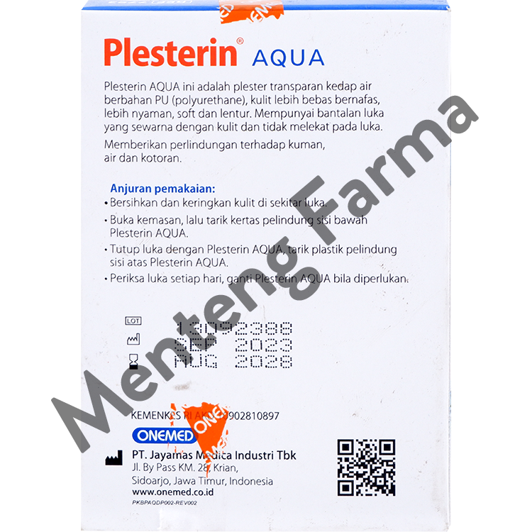 Onemed Plesterin Aqua 10 Pcs - Plester Transparan Anti Air